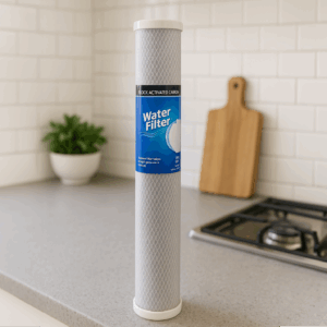 Filtro de carbón en bloque 20″ Slim